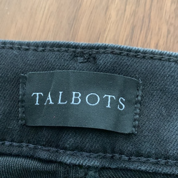 TALBOTS BARELY BOOT BLACK JEANS - Picture 6 of 8